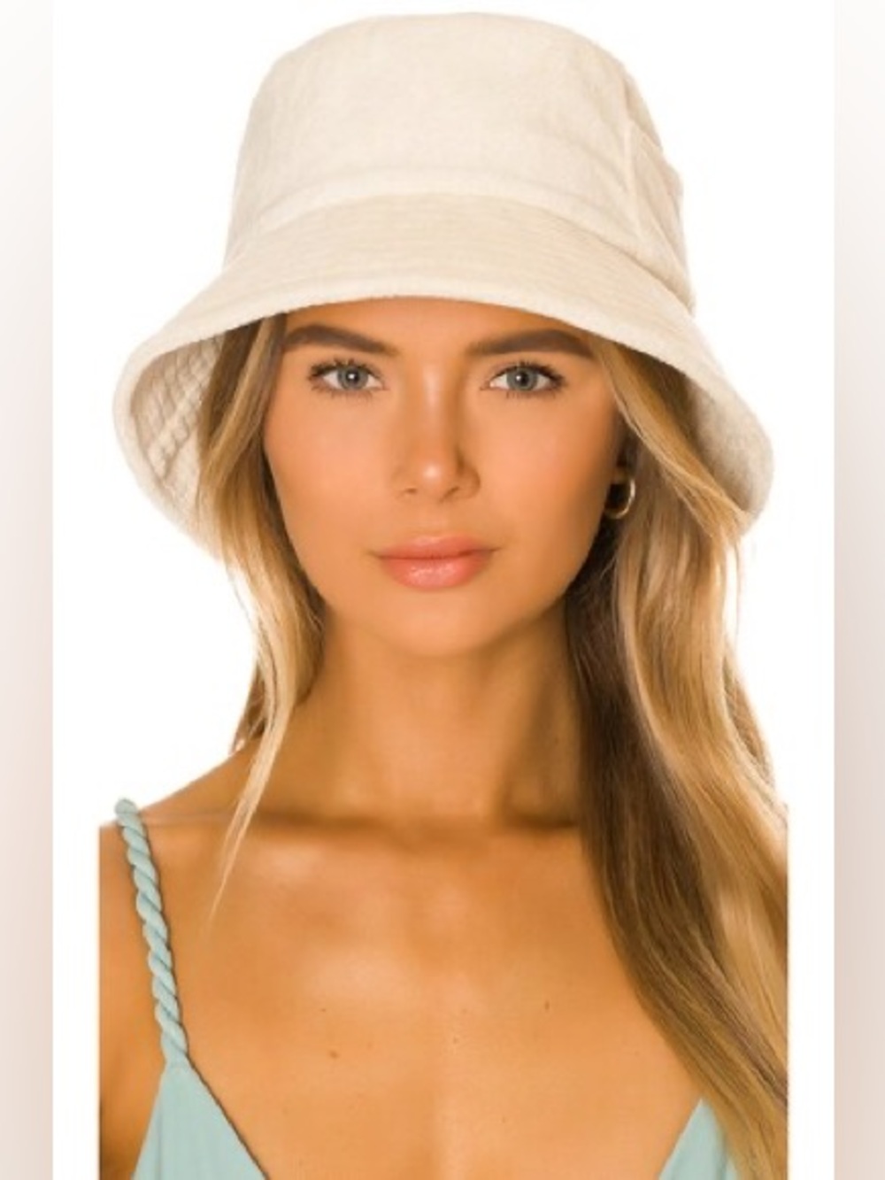 Lack Of Color Wave Bucket Hat in Beige Terry